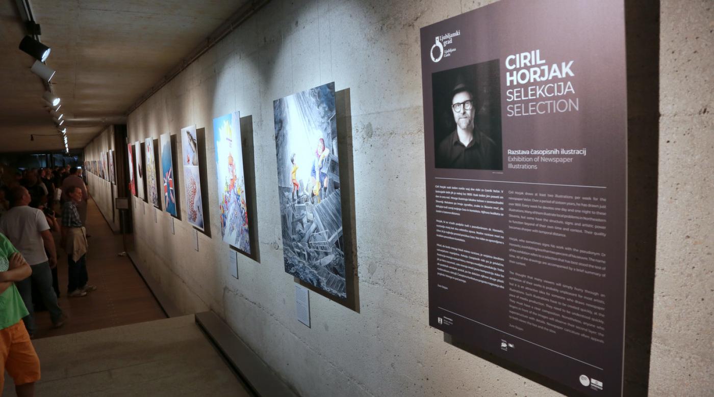 Otvoritev razstave Cirila Horjaka: Selekcija. Foto: Miha Mally