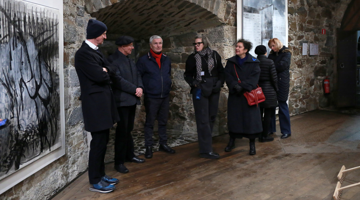 Odprtje razstave Vlado Stjepić: Noetovi vajenci. Foto: Miha Mally