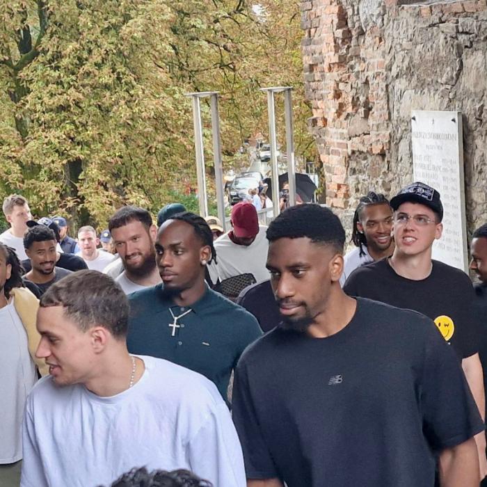 Luka Dončić in Lakersi obiskali Ljubljanski grad
